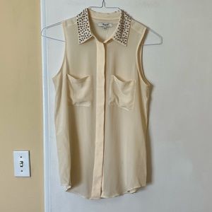 MADEWELL silk button down - size S - EUC